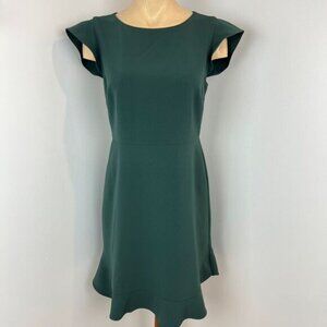 Ann Taylor LOFT Women's Size 2 Pale Green Sleeveless Knee Length Workwear Dress